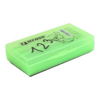 BROSSE ECOLIER VERTE AVEC COMPARTIMENT DE CRAIE "TECHNO" REF: 9500