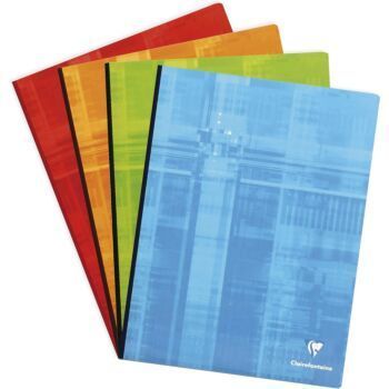 CAHIER BROCHURE 192 PAGES 240mmX320mm 90g 5X5 "CLAIREFONTAINE" REF:69342C