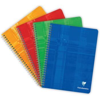 CAHIER INTEGRALE 100 PAGES 170X220mm 90g 5X5 "CLAIREFONTAINE" REF:8722C
