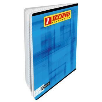 CAHIER PIQUE 120P 17x22cm SEYES 70g "TECHNO" REF: 9805