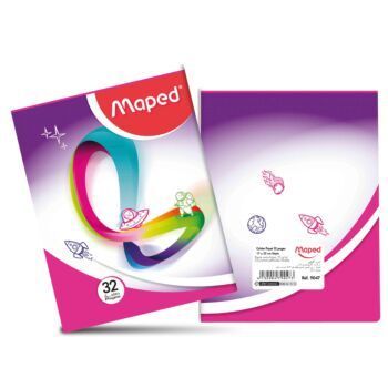 CAHIER PIQUE 17cmx22cm SEYES 70g "MAPED"