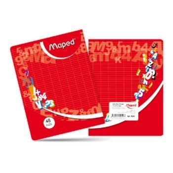 CAHIER PIQUE 17cmx22cm SEYES 70g 48 PAGES "MAPED" REF: 9049