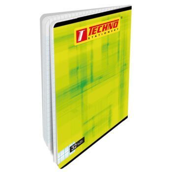 CAHIER PIQUE 32P 17x22cm SEYES 70g "TECHNO" REF: 9807