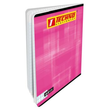 CAHIER PIQUE 64P 17x22cm SEYES 70g &quot;TECHNO&quot; REF: 9809
