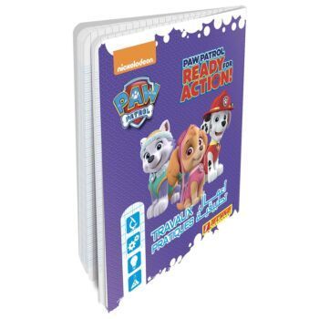 CAHIER PIQUE TP 96P 17X22 CM SEYES 70G PAW PATROL FILLE "TECHNO" REF: 9442