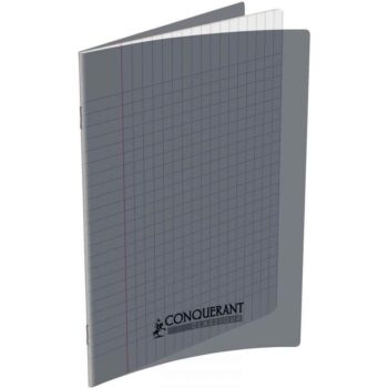 CAHIER PIQURE 17cmx22cm 96 PAGES 90g GRIS "CONQUERANT " REF: 400002772 / 000194