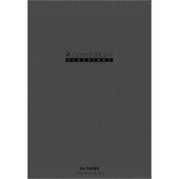 CAHIER PIQURE A4 96 PAGES 90g GRIS "CONQUERANT " REF: 400002774 / 000205