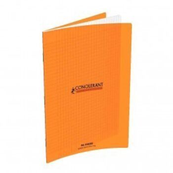 CAHIER PIQURE A4 96 PAGES 90g ORANGE "CONQUERANT " REF: 100105478 / 120696