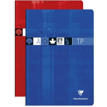 CAHIER PIQURE TP 80 PAGES A4 90g SEYES & UNI "CLAIREFONTAINE" REF:3167C