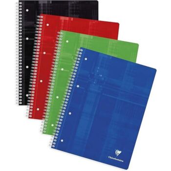 CAHIER SPIRALE 160 PAGES A4+ 90g 5X5 "CLAIREFONTAINE" REF:8252C