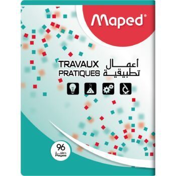 CAHIER TRAVAUX PRATIQUES PIQUE 17cmx22cm SEYES 70g 96 PAGES "MAPED" REF: 9280