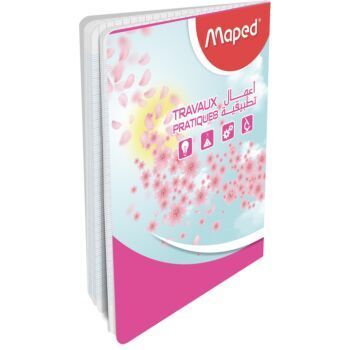 CAHIER TRAVAUX PRATIQUES PIQUE A4 SEYES 70g 64 PAGES "MAPED" REF: 9051