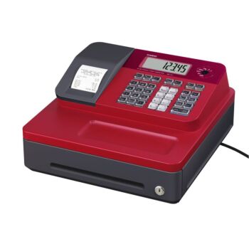 CAISSE ENREGISTREUSE ROUGE "CASIO" REF: SE-G1S-RD