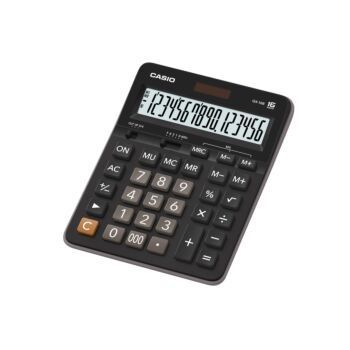 CALCULATRICE DE BUREAU 159x207.5mm 16 CHIFFRES "CASIO" REF: GX-16B-W-DC