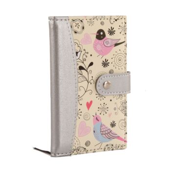 CARNET A6 FANTAISIE ARGENTE "TECHNO" REF: 4637