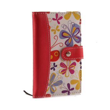 CARNET A6 FANTAISIE ROUGE "TECHNO" REF: 4637