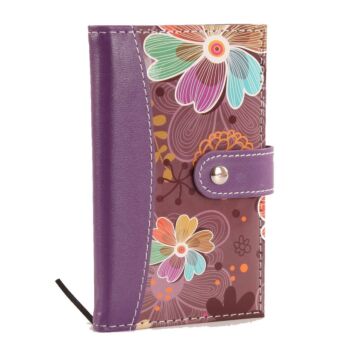 CARNET A6 FANTAISIE VIOLET "TECHNO" REF: 4637