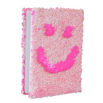 CARNET FANTAISIE A5 ROSE "TECHNO" REF: 4792