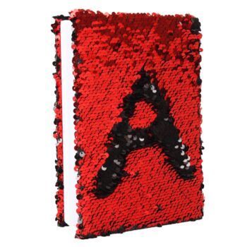 CARNET FANTAISIE A5 ROUGE "TECHNO" REF: 4792