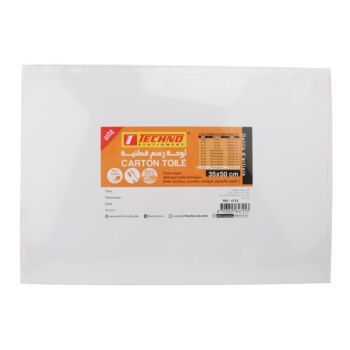 CARTON TOILE 280g EN COTON 35x50cm &quot;TECHNO&quot; REF: 4725