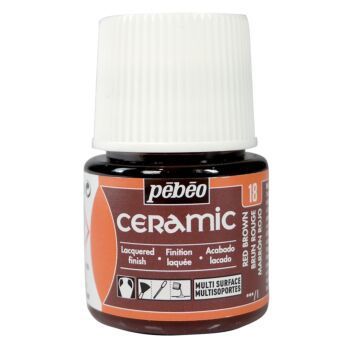 CERAMIC FLACON 45ml BRUN ROUGE "PEBEO" REF: 25018