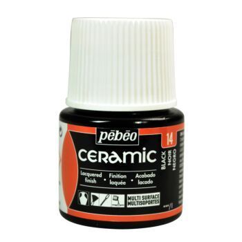 CERAMIC FLACON 45ml NOIR "PEBEO" REF: 25014