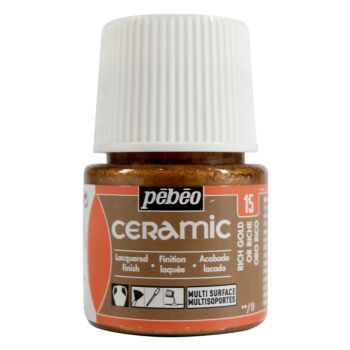 CERAMIC FLACON 45ml OR RICHE "PEBEO" REF: 25015