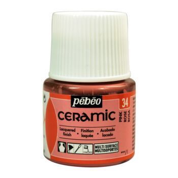 CERAMIC FLACON 45ml ROSE "PEBEO" REF: 25034
