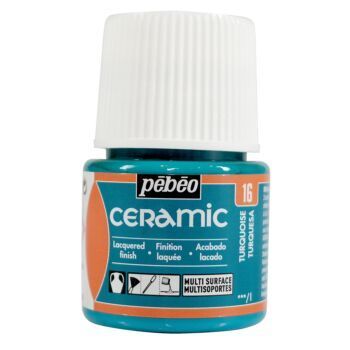 CERAMIC FLACON 45ml TURQUOISE "PEBEO" REF: 25016
