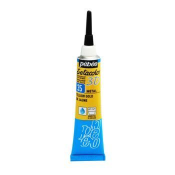 CERNE SETACOLOR 3D 20 ml METAL OR JAUNE "PEBEO" REF: 557035