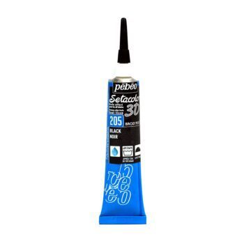 CERNE SETACOLOR 3D 20ml BROD PERLE NOIR "PEBEO" REF: 557205