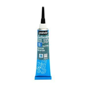 CERNE SETACOLOR 3D 20ml GLITTER MER SUD "PEBEO" REF: 557019