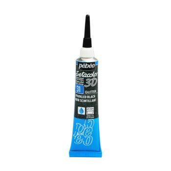 CERNE SETACOLOR 3D 20ml GLITTER NOIR "PEBEO" REF: 557031