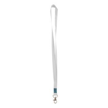 CHAINETTE DE COL LARGE 1,5 cm BLANC "TECHNO" REF: 3869