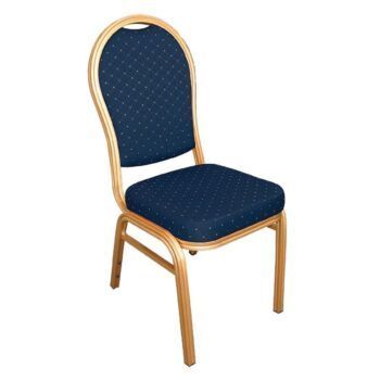 CHAISE DE CONFERENCE EN ALUMINIUM BLEUE TECHNO REF: 8021