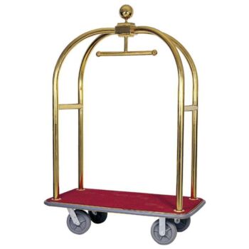 CHARIOT DE BAGAGE FORME CLOCHE DORE TECHNO REF: 8022