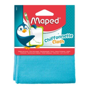 CHIFFONNETTE MICROFIBRE POUR ARDOISE BLANCHE EN BLISTER BLEU "MAPED" REF: 584610
