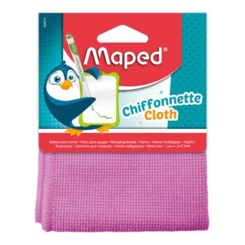 CHIFFONNETTE MICROFIBRE POUR ARDOISE BLANCHE EN BLISTER VIOLET "MAPED" REF: 584610
