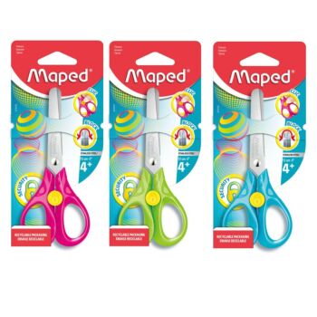 CISEAUX 13 cm SECURITY 3D SOUS BLISTER TRY ME "MAPED" REF: 473110