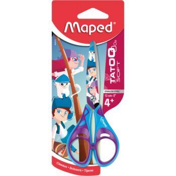 CISEAUX 13cm TATOO KIDS SOUS BLISTER TRY ME PIRATES "MAPED" REF: 464910