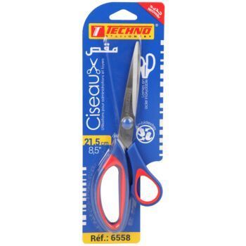 CISEAUX ASYMETRIQUE 21,5 cm S/BLISTER "TECHNO" REF: 6558