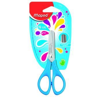 CISEAUX D'APPRENTISSAGE START 12cm SOUS BLISTER BLEU "MAPED" REF: 463010