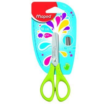 CISEAUX D'APPRENTISSAGE START 12cm SOUS BLISTER VERT "MAPED" REF: 463010