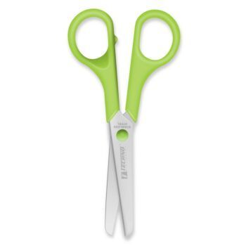 CISEAUX ECOLIER 13cm VERT "TECHNO" REF: 3307