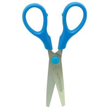 CISEAUX ECOLIER GRADUE 13CM BLEU "TECHNO" REF: 3308
