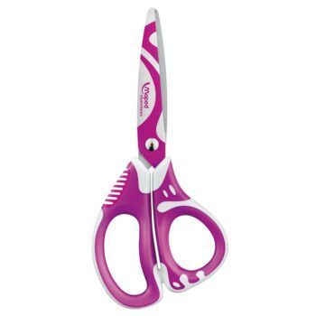 CISEAUX ECOLIER ZENOA FIT 13cm ROSE "MAPED" REF: 670112