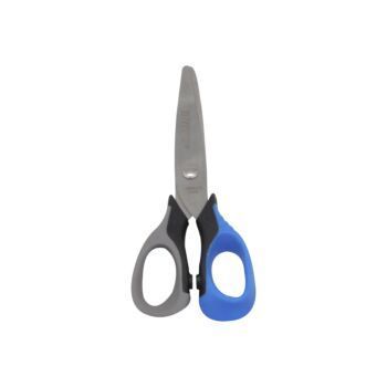 CISEAUX SCOLAIRE 12.7 cm FLEX ANNEAUX BLEU "TECHNO" REF: 7068