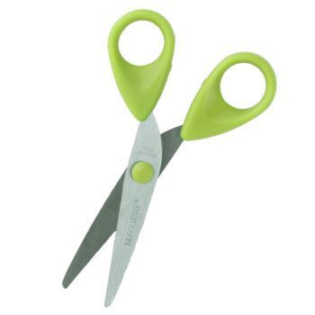 CISEAUX SCOLAIRE 13.2cm VERT "TECHNO" REF: 4661