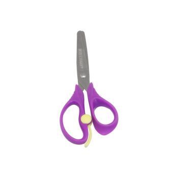 CISEAUX SCOLAIRE 13 cm DINKY PLUS ANNEAUX VIOLET "TECHNO" REF: 7058