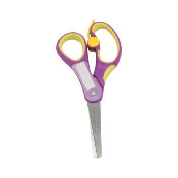 CISEAUX SCOLAIRE 13 cm SKILLY ANNEAUX VIOLET "TECHNO" REF: 7067